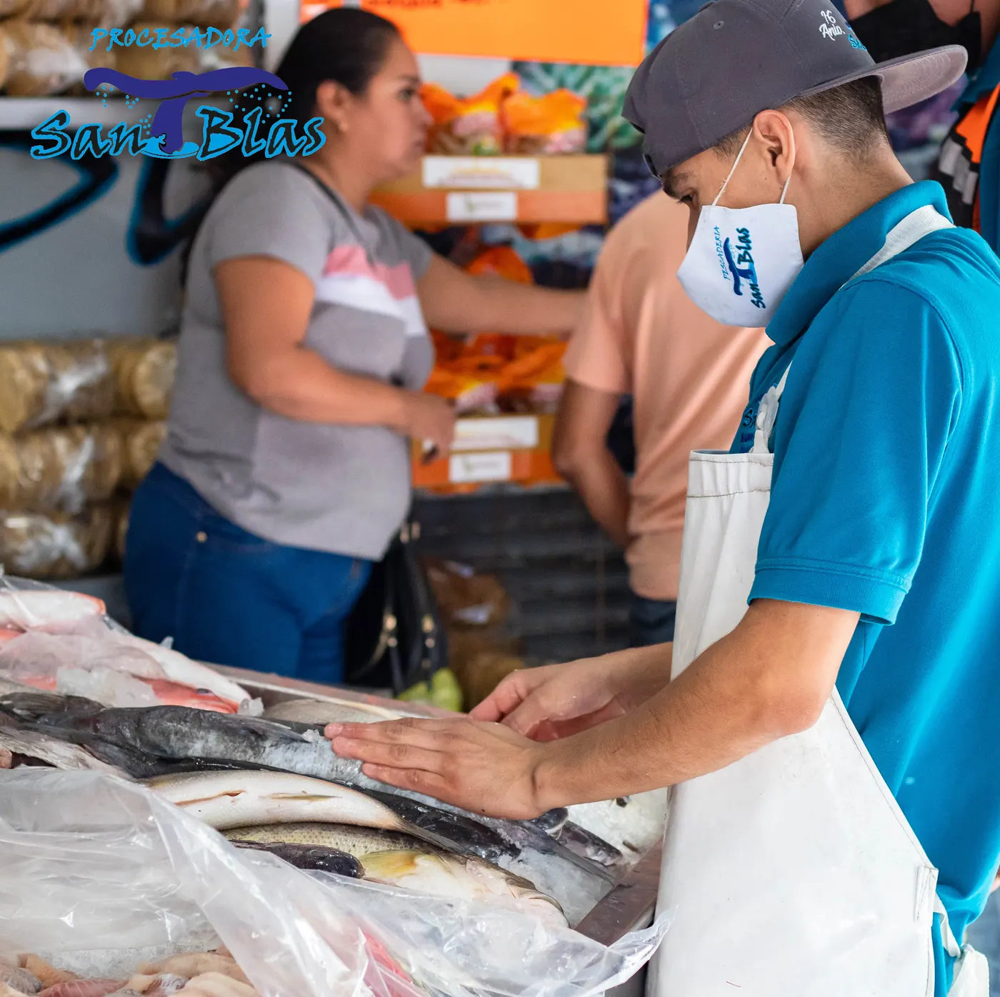 Atención en Pescadería San Blas