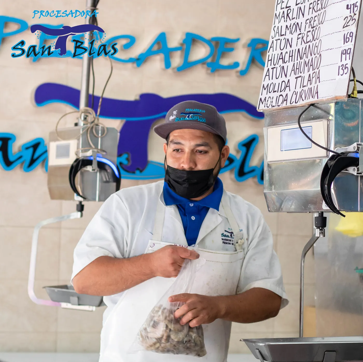 Atención en Pescadería San Blas